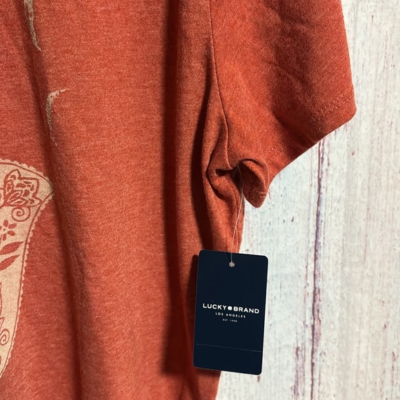 NWT Lucky Brand Hamsa Moons Classic Crew Tee - Picture 7 of 10